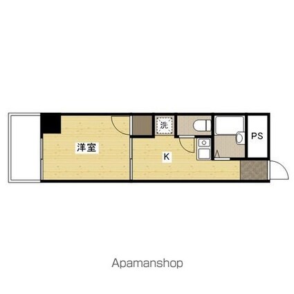 ＭｙＬｉｔｔｌｅ　Ｍａｉｓｏｎ[1DK/22m2]の間取図