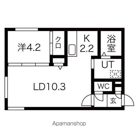 GRANLUZ野幌の間取り写真