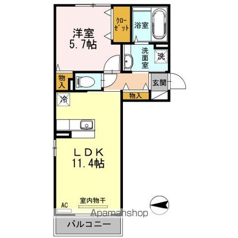 グレイス・Kの間取り写真