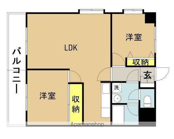 エラン宮崎II番館の間取り写真