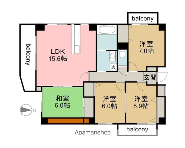 ラフォーレ古江の間取り写真