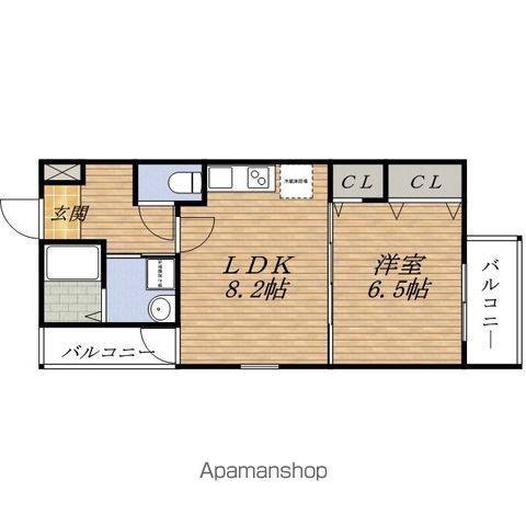 くすのき APARTMENTIの間取り写真
