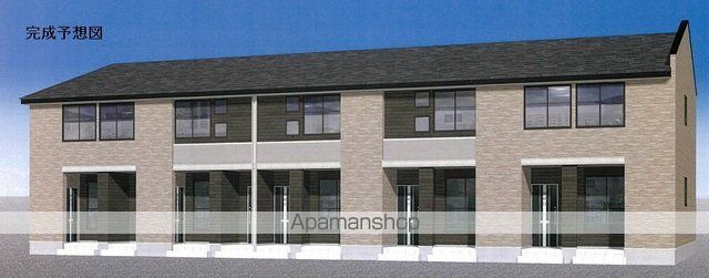 新庄市中道町のアパートの外観1