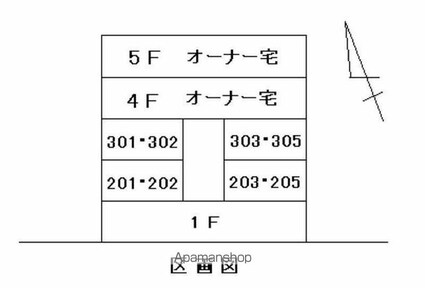 香川県高松市藤塚町２丁目[1K/22.36m2]の配置図