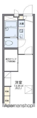 レオパレスカサブランカ４の間取り