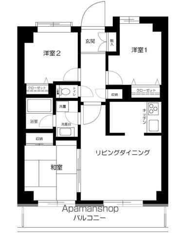 BRANSSICA練馬豊島園Iの間取り写真