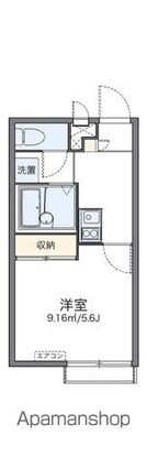 レオパレス新桜台[1K/19.96m2]の間取図