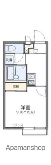 レオパレス新桜台[1K/19.96m2]の間取図