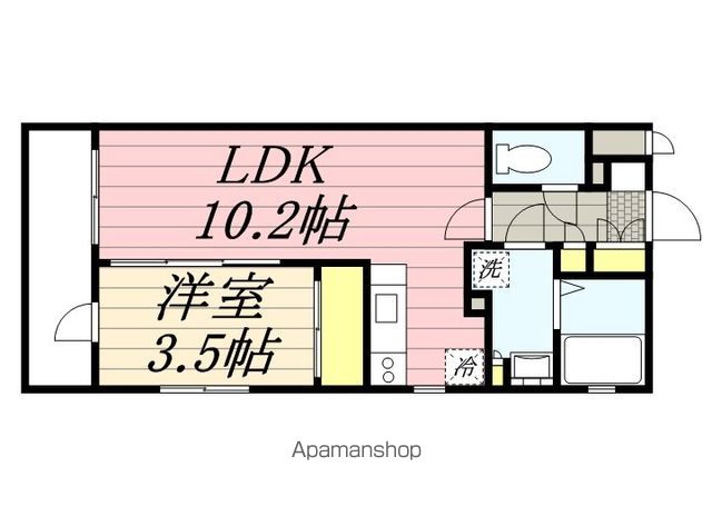 ラフレシーサ大橋Ⅱの間取り