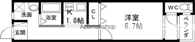 稲田大発マンションの間取り写真