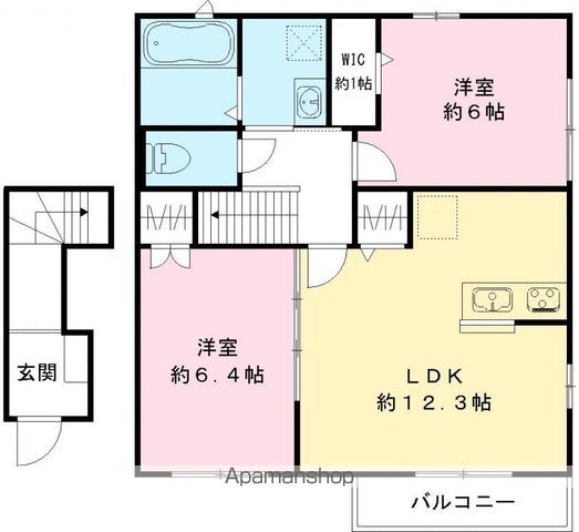阿見町オカザキネクストの間取り写真