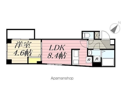 Ｖｉｓｔａ幕張[1LDK/30.37m2]の間取図