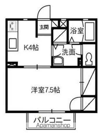 リビエール倉敷Cの間取り写真
