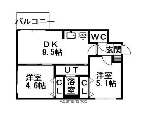 プロヴィデンス北円山の間取り写真