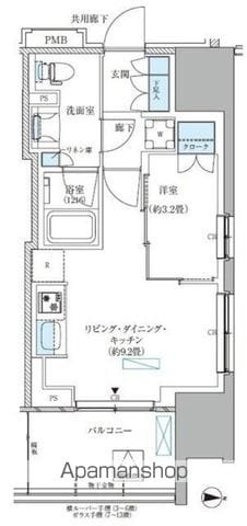 パークアクシス西大島コンフォートスクエアの間取り写真