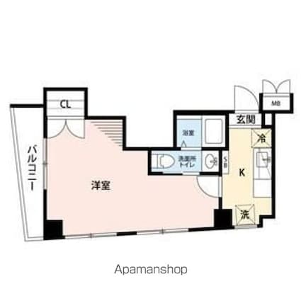 藤井ビル[1K/27m2]の間取図