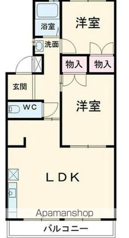 マンションアリスBの間取り写真