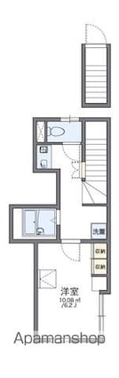 レオパレスマーガレット[1K/23.1m2]の間取図