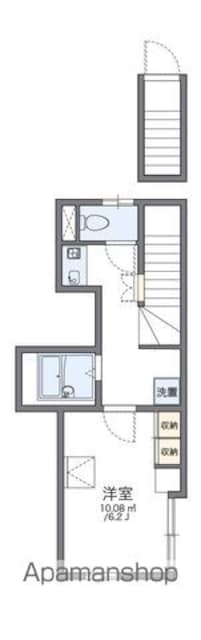 レオパレスマーガレット[1K/23.1m2]の間取図