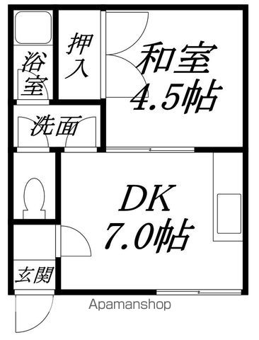 メゾン深堀の間取り写真