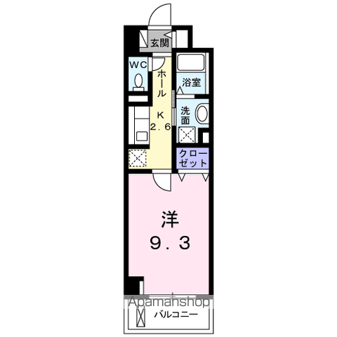 【Ｙ’Ｓ　ＭＯＣＡの間取り】