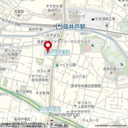 ルーク高井戸[1LDK/38.19m2]の周辺9