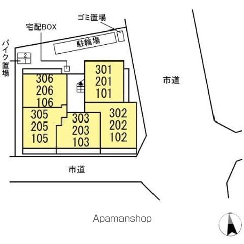 汐見丘ＰＪ 101 ｜ 千葉県千葉市中央区汐見丘町10-1（賃貸アパート1LDK・1階・41.15㎡） その5