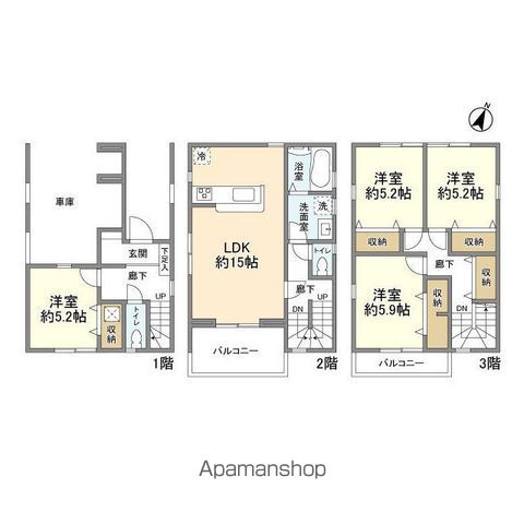 【ＫＯＬＥＴ東大成町０８の間取り】