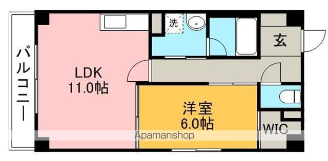 コンフォートAの間取り写真