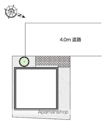 レオネクストライクヒストリー[1K/26m2]の配置図