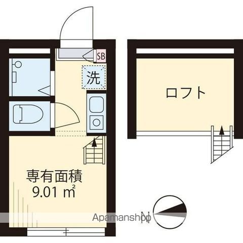 フィリップ東中野の間取り写真