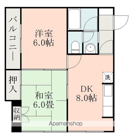 エクステンド郡元の間取り写真