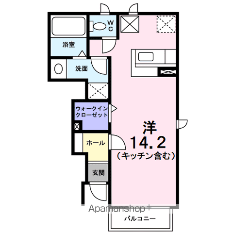 アーバンコート東甲府の間取り