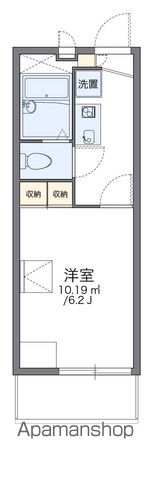 レオパレスプレステージ三津屋の間取り