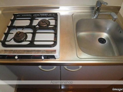 東京都港区麻布十番２丁目[1K/22.41m2]のキッチン