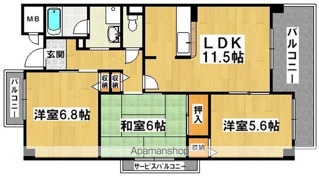 間取り：227102142990