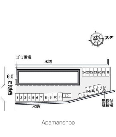 レオパレスハイム　コルーテ小野 108 ｜ 岐阜県岐阜市小野５丁目5-71（賃貸アパート1K・1階・23.61㎡） その14