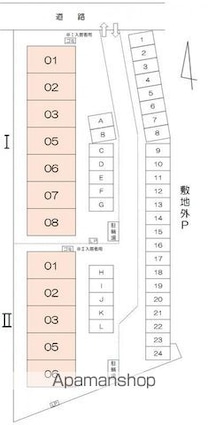 ルミエール元山Ⅰ[1LDK/37.26m2]の配置図