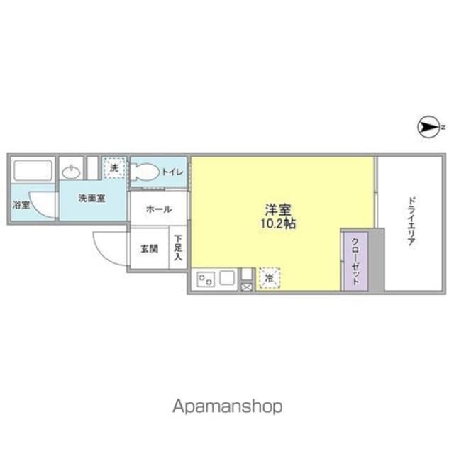 ソレーユ四谷三丁目[1R/28.21m2]の間取図