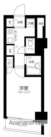 中野区本町のマンションの間取り