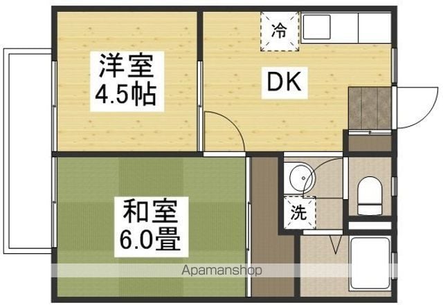 宮原マンション中島の間取り写真