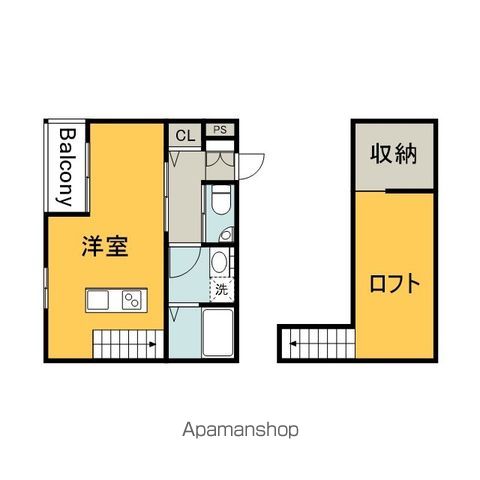 87GK−BRAND’JR草津浜町の間取り写真
