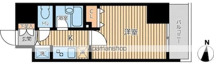 ＣＩＴＹ　ＳＰＩＲＥ　両国[1K/20.86m2]の間取図