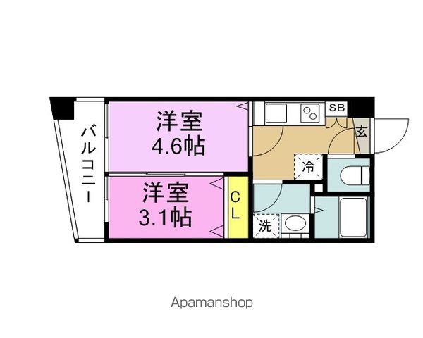 グランフォーレ地行の間取り