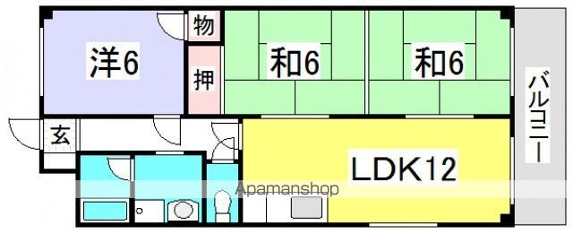 みのうコーポの間取り写真