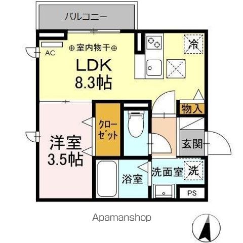 DーHILLS見付の間取り写真