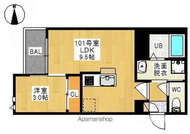 GRANDTIC IMAの間取り写真