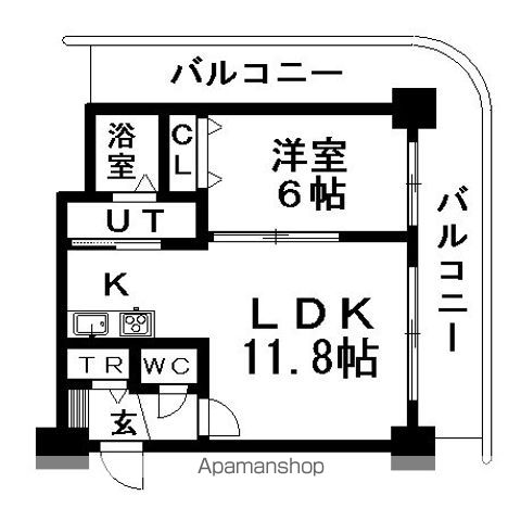 ティアラタワー中島倶楽部の間取り写真