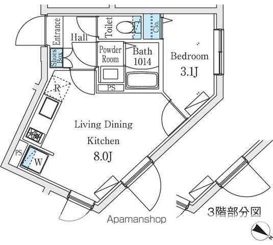 【オープンブルーム用賀の間取り】