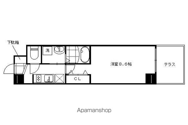 ESCASA京都西陣の間取り写真